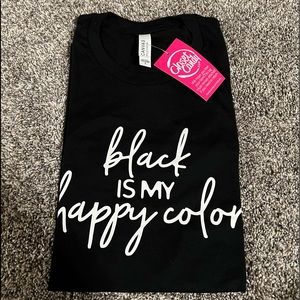 ‘Black is my Happy Color’ T-Shirt